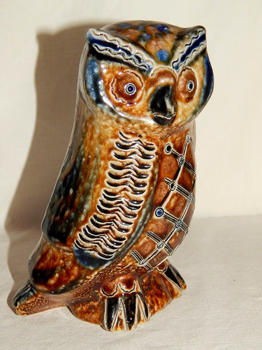 Gufo ceramica statuina - gufo,