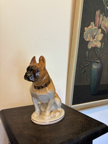 Statuina vintage cane boxer