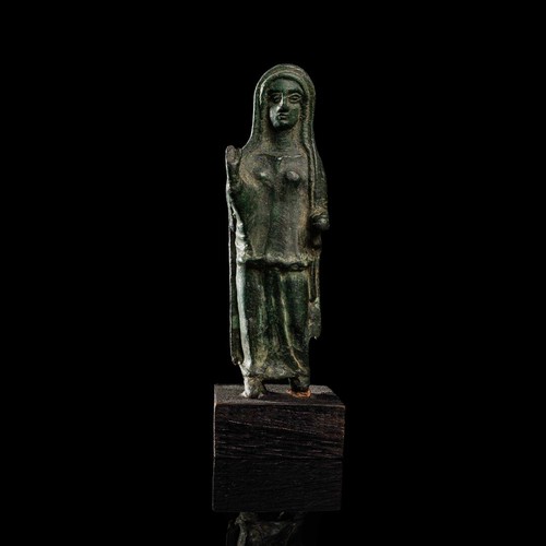 Statua etrusca bronzo - statua, in