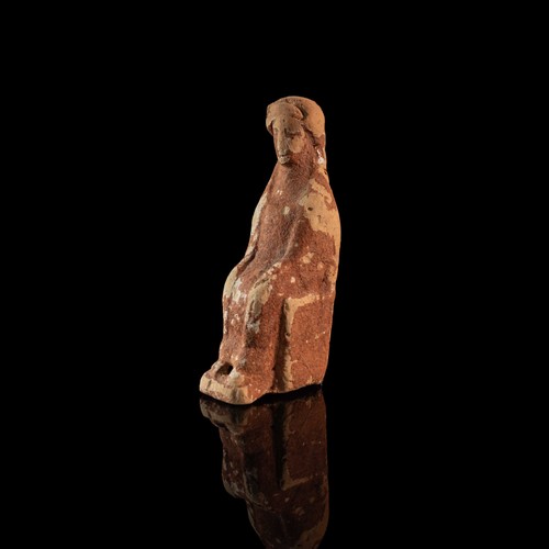 Statuetta greca terracotta - statuetta, in