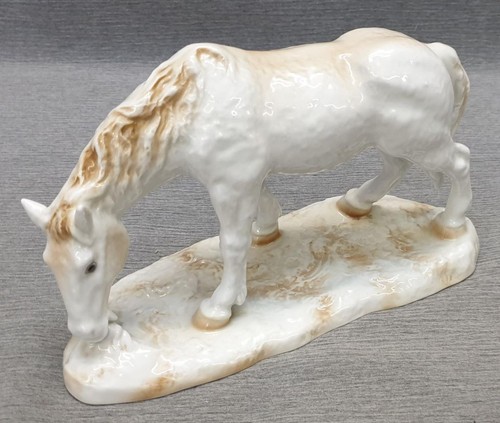 Statua porcellana cavallo - statua,