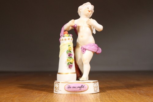 Statua porcellana bambino - in,