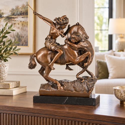 Scultura bronzo amazzone a - in,
