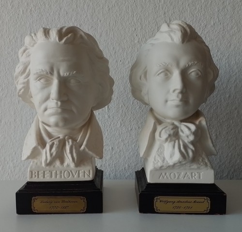 Busto mozart beethoven - busto,