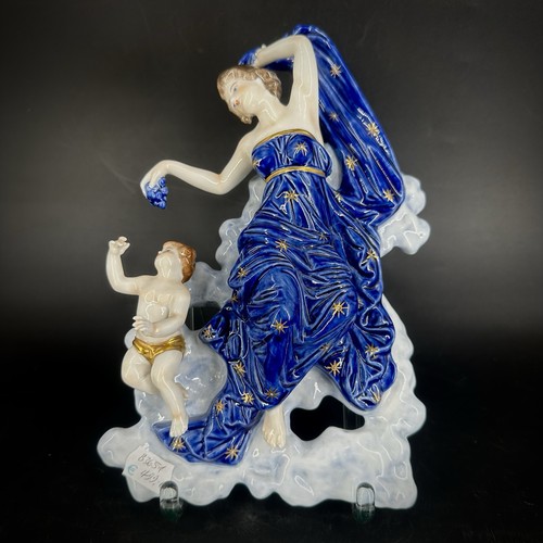 Statua celeste porcellana - in,